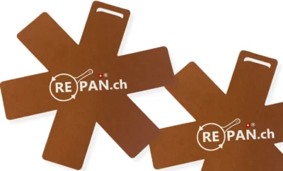 Recycelter Pfannenschutz