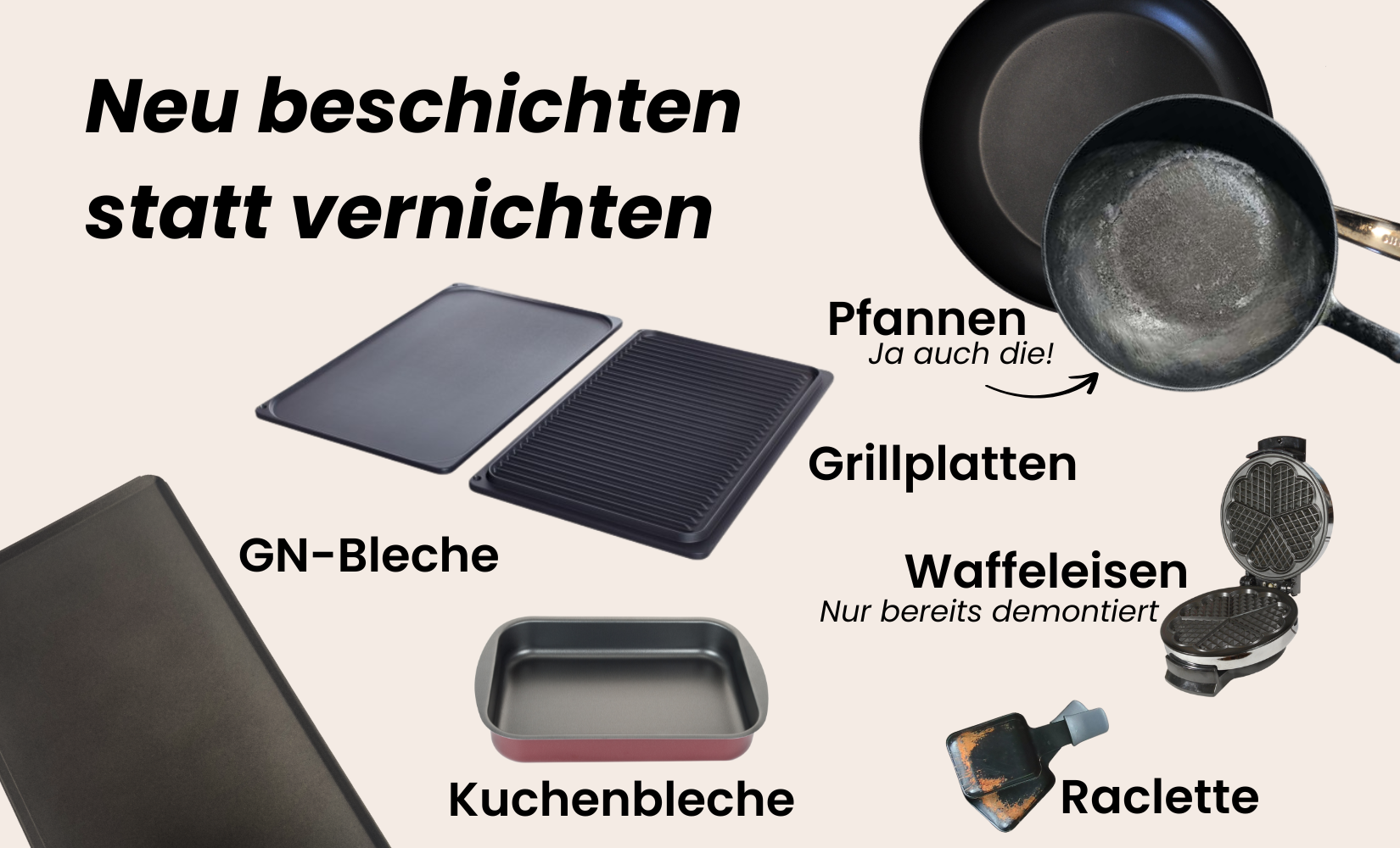 Re-coating pans & trays - Image 2